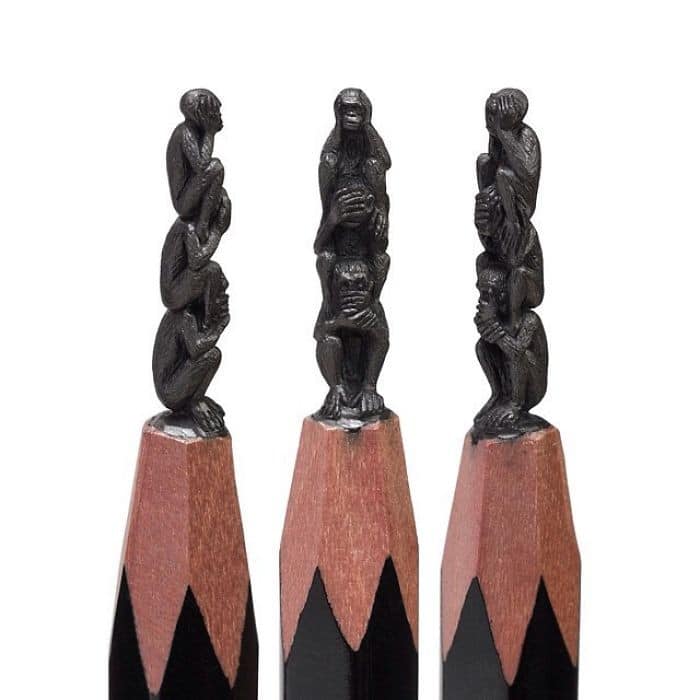 Este artista cria impressionantes esculturas minúsculas no lápis (34 fotos) 20