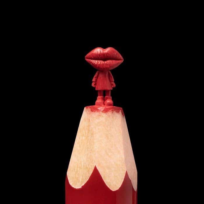 Este artista cria impressionantes esculturas minúsculas no lápis (34 fotos) 28