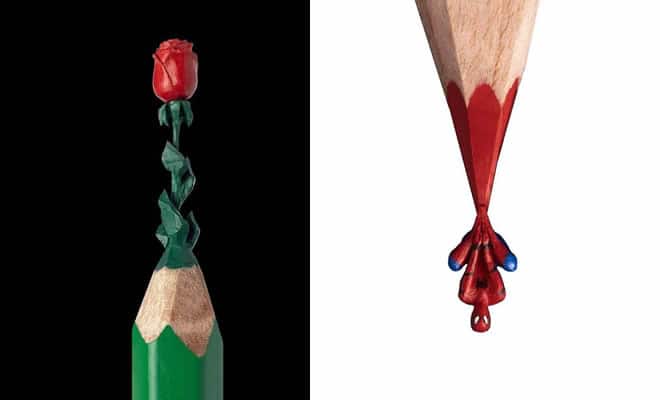 Este artista cria impressionantes esculturas minúsculas no lápis (34 fotos) 274