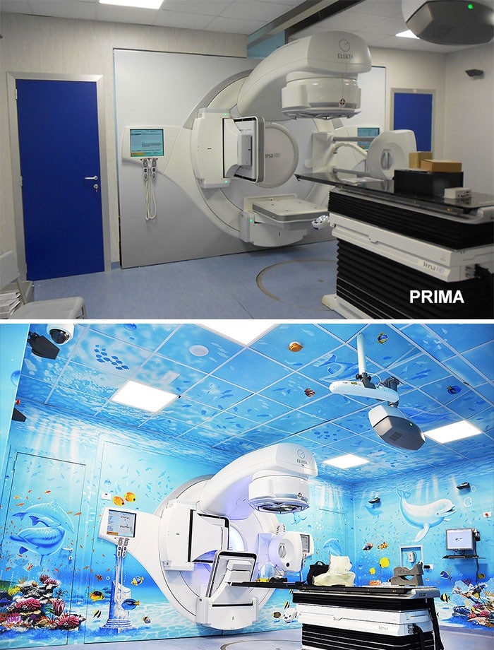 34 fotos de belos murais em hospitais do artista italiano que ajudam crianças e adultos 13