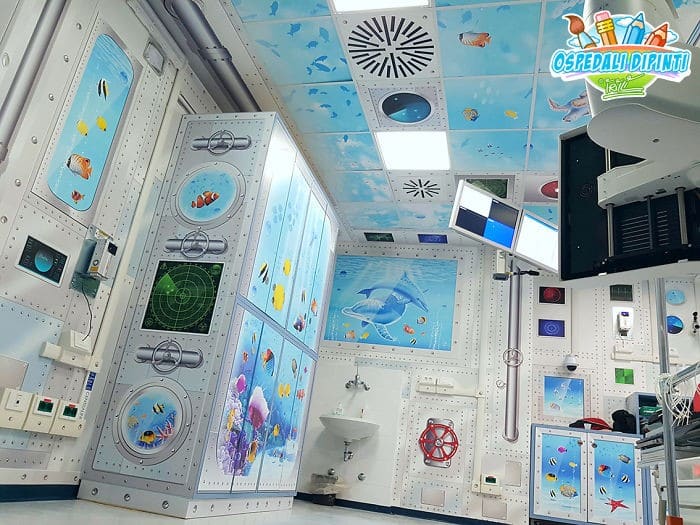 34 fotos de belos murais em hospitais do artista italiano que ajudam crianças e adultos 23