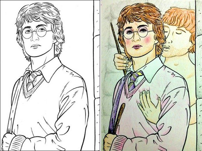 O que acontece quando adultos resolvem colorir livro de crianças (27 fotos) 4