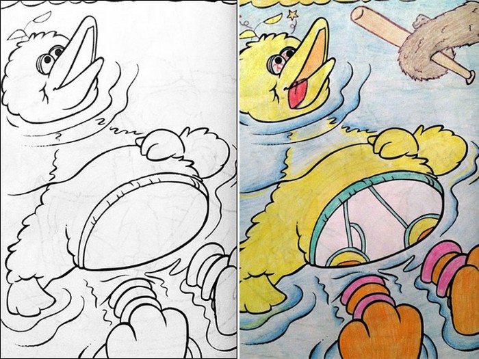 O que acontece quando adultos resolvem colorir livro de crianças (27 fotos) 14