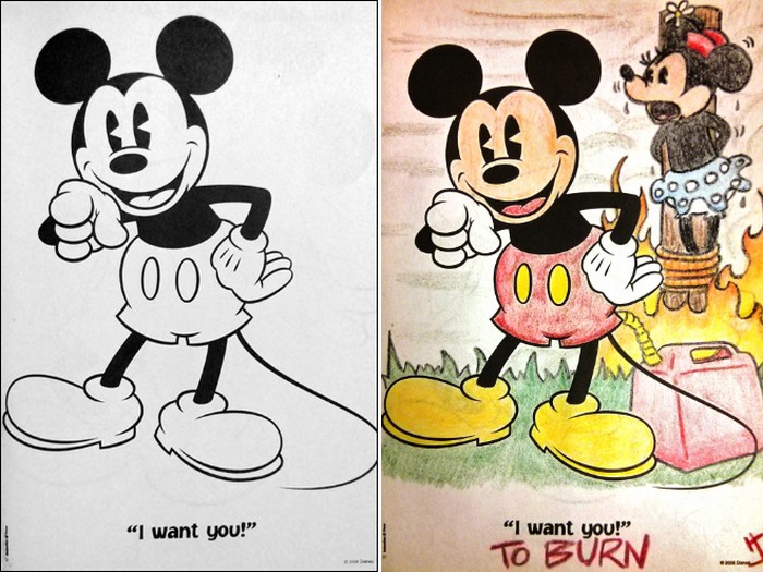 O que acontece quando adultos resolvem colorir livro de crianças (27 fotos) 22