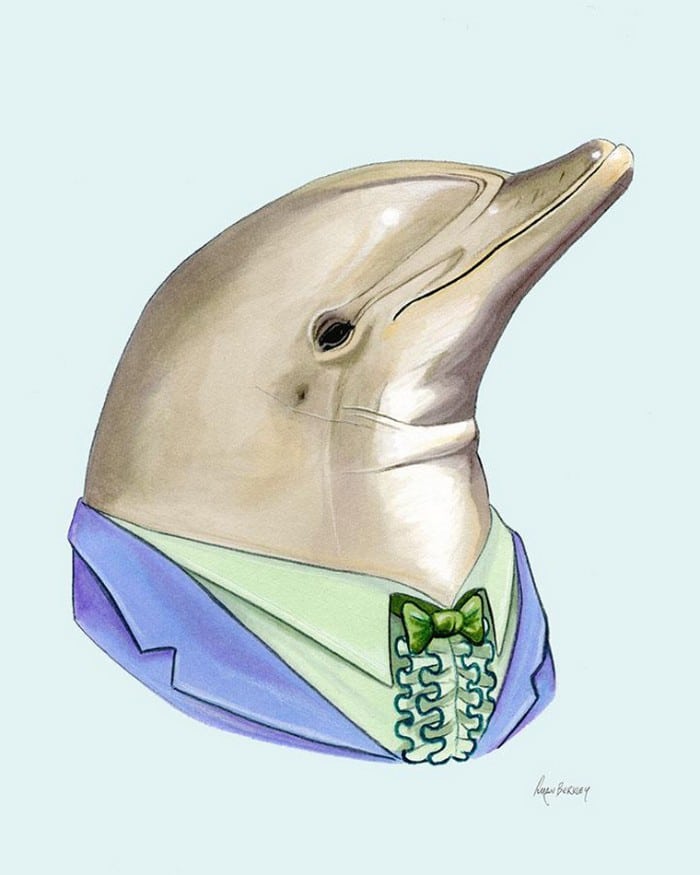 20 retratos de animais muito bem vestidos por Ryan Berkley 16