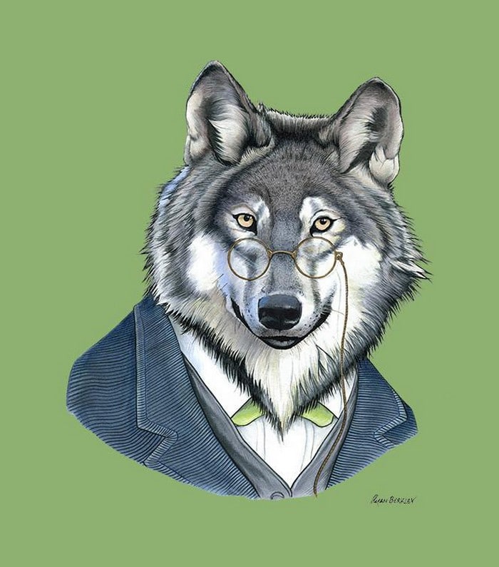 20 retratos de animais muito bem vestidos por Ryan Berkley 20