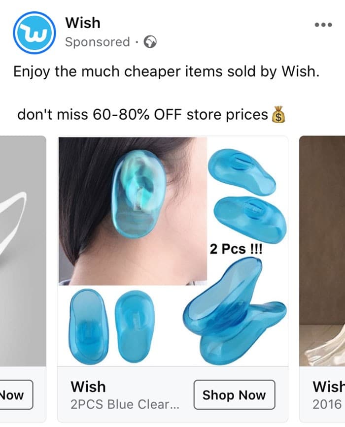 40 anúncios estranhos que não têm explicações do Wish 3