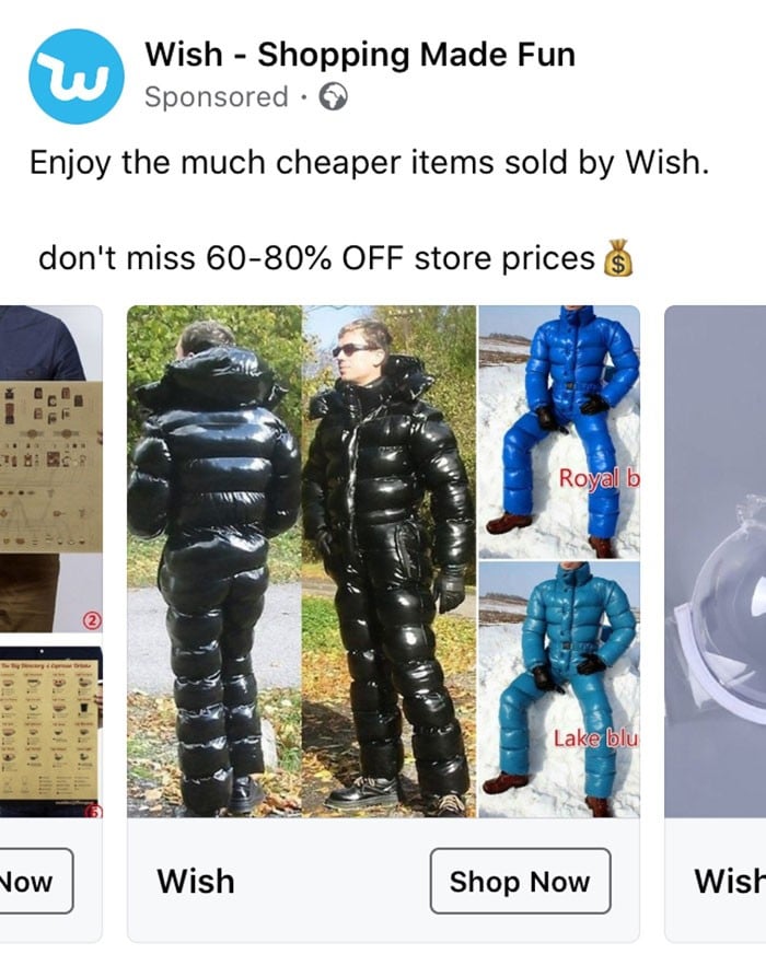 40 anúncios estranhos que não têm explicações do Wish 6