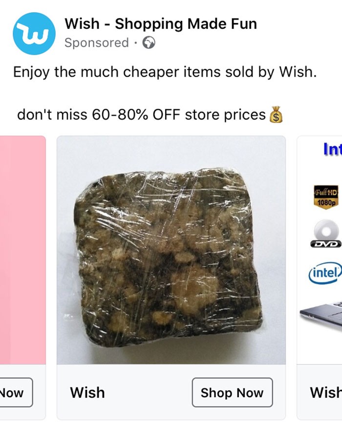 40 anúncios estranhos que não têm explicações do Wish 8