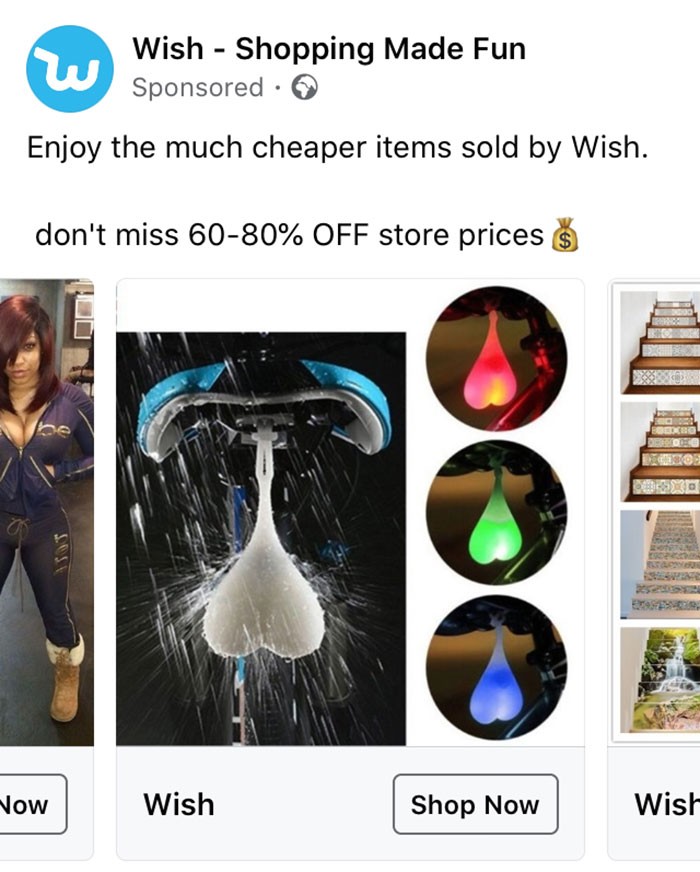 40 anúncios estranhos que não têm explicações do Wish 15