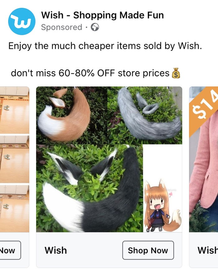 40 anúncios estranhos que não têm explicações do Wish 16