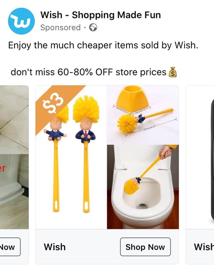 40 anúncios estranhos que não têm explicações do Wish 19