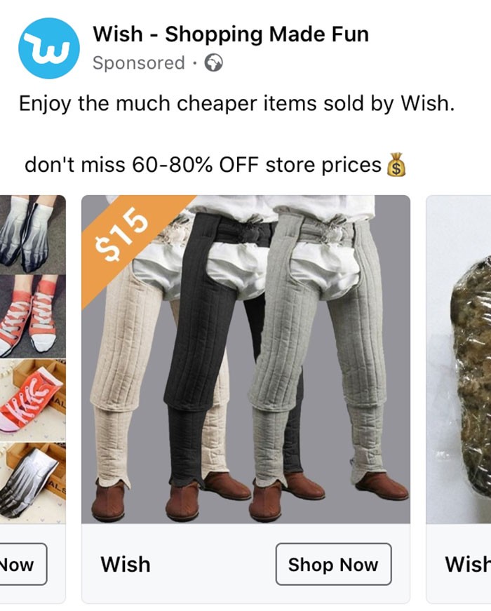 40 anúncios estranhos que não têm explicações do Wish 23