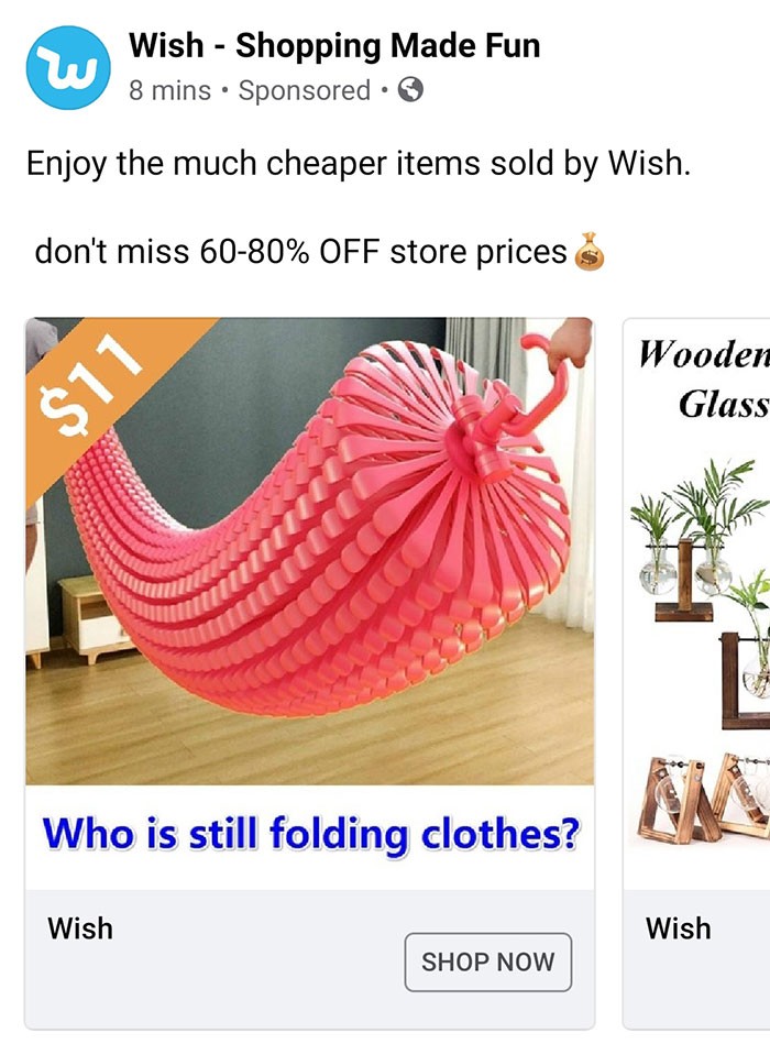 40 anúncios estranhos que não têm explicações do Wish 39