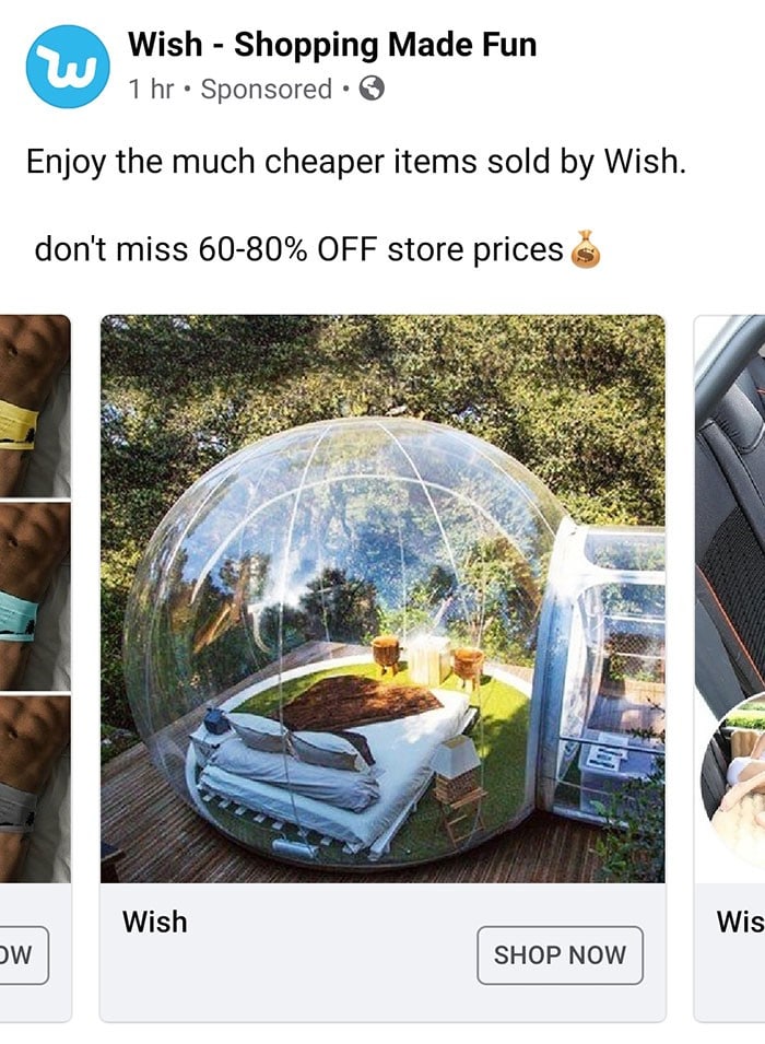40 anúncios estranhos que não têm explicações do Wish 40
