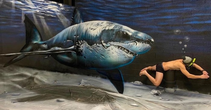 Artista de rua francês pinta grafite de criatura 3D (43 fotos) 38