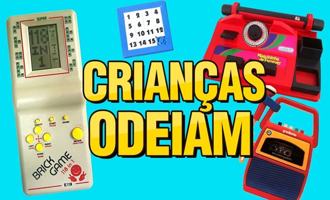 9 brinquedos dos anos 90 que as crianças de hoje odiariam!