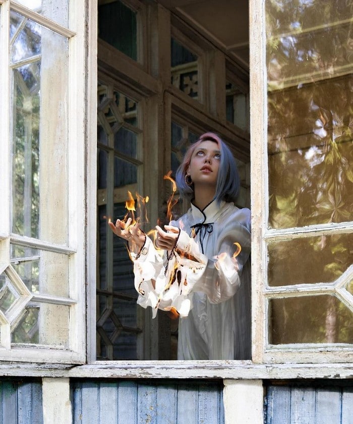 Esta artista russa compartilha suas fotos bizarras e se tornou uma sensação no Instagram (40 fotos) 39