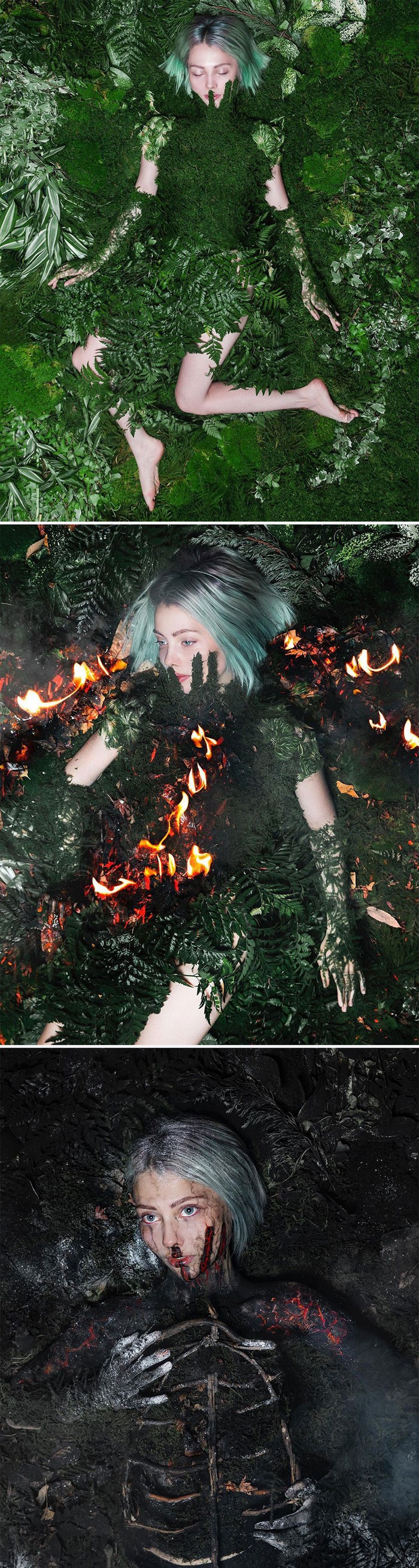 Esta artista russa compartilha suas fotos bizarras e se tornou uma sensação no Instagram (40 fotos) 40