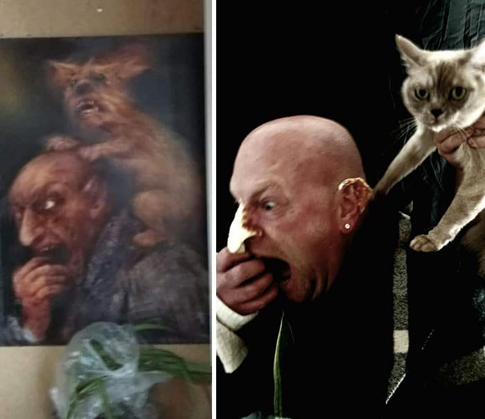 Grupo do Facebook recria obras de arte durante isolamento social (34 fotos) 4