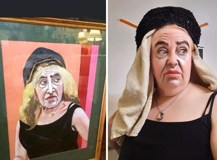 Grupo do Facebook recria obras de arte durante isolamento social (34 fotos) 8