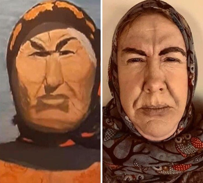 Grupo do Facebook recria obras de arte durante isolamento social (34 fotos) 9