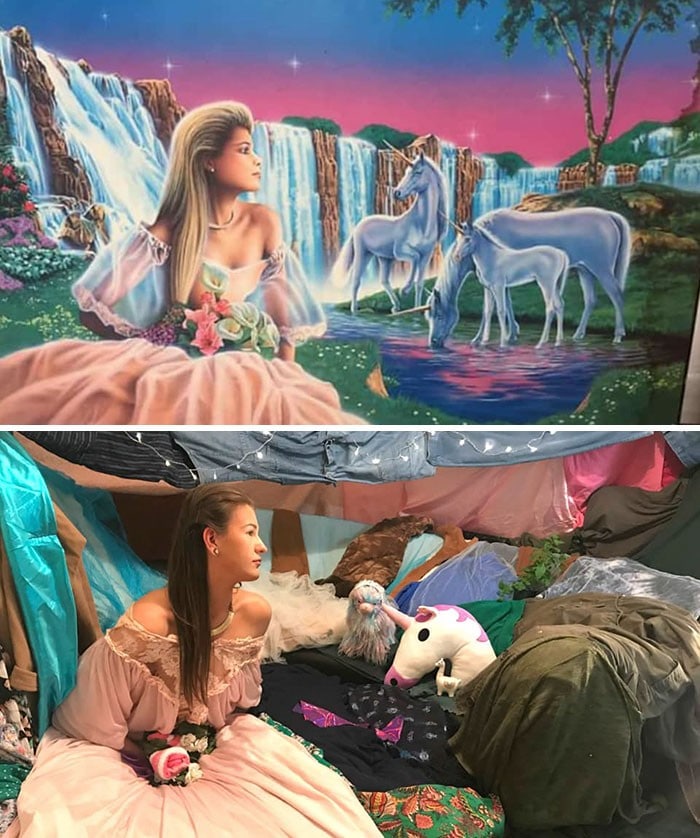 Grupo do Facebook recria obras de arte durante isolamento social (34 fotos) 24