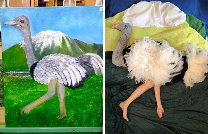 Grupo do Facebook recria obras de arte durante isolamento social (34 fotos) 25