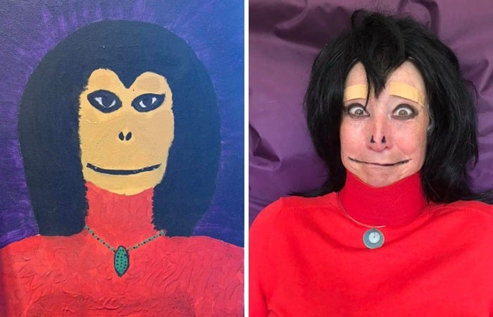 Grupo do Facebook recria obras de arte durante isolamento social (34 fotos) 32