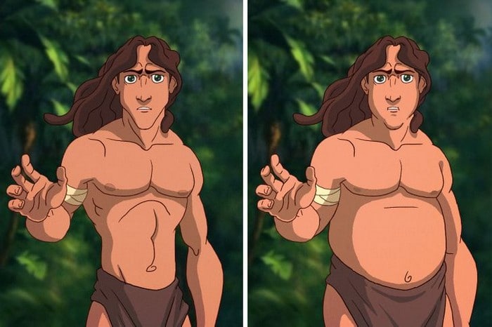 31 personagens do filmes da Disney se fossem gordo 16