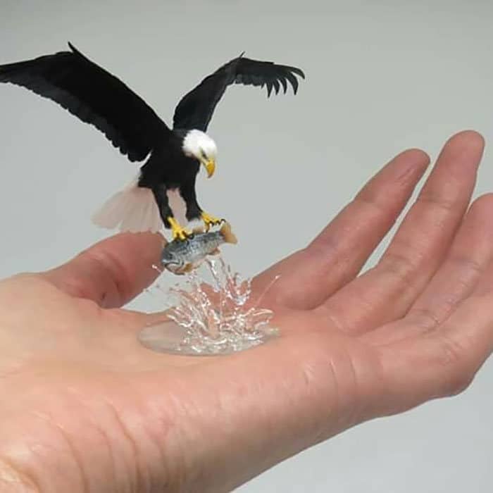 40 animais em miniatura criados pelo renomado artista Fanni Sandor 29