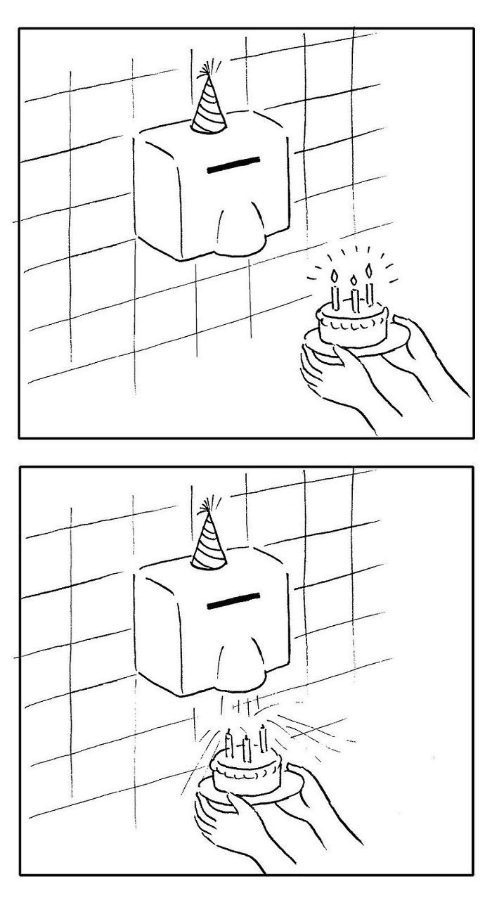 Artista chinês desenha quadrinhos engraçados com reviravoltas surpresa (35 fotos) 2