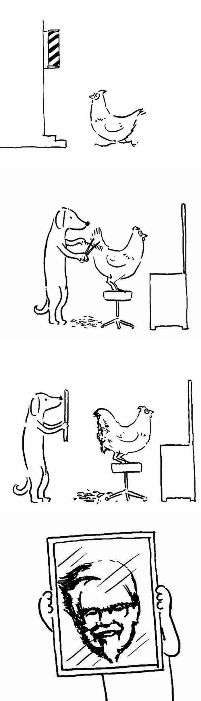 Artista chinês desenha quadrinhos engraçados com reviravoltas surpresa (35 fotos) 5