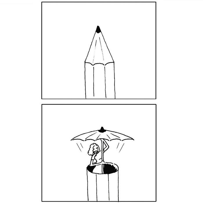 Artista chinês desenha quadrinhos engraçados com reviravoltas surpresa (35 fotos) 7