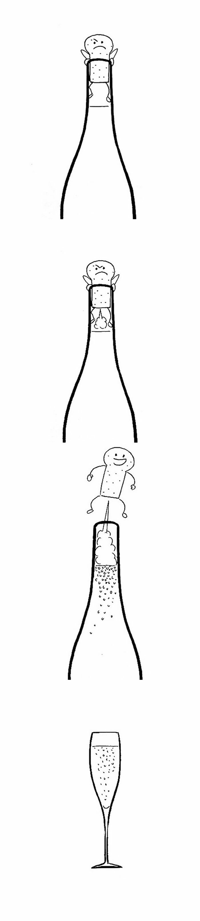 Artista chinês desenha quadrinhos engraçados com reviravoltas surpresa (35 fotos) 17