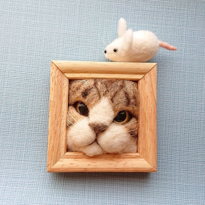 Artista japonesa cria retratos ultrarrealistas de gatos (34 fotos) 13