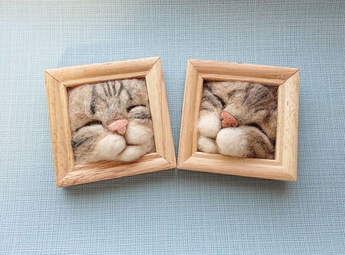 Artista japonesa cria retratos ultrarrealistas de gatos (34 fotos) 32