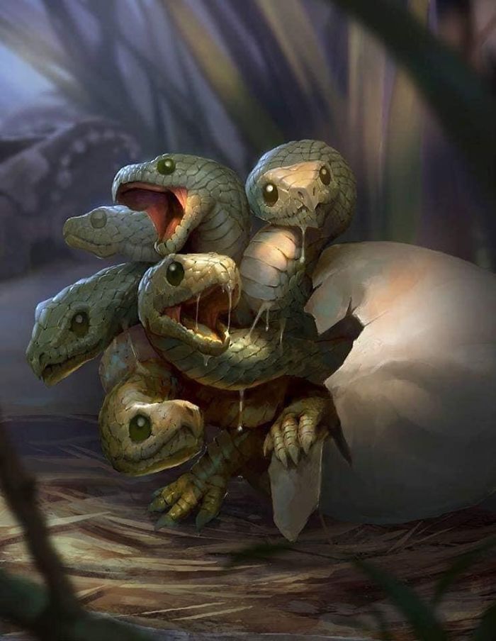 Artista retrata criaturas místicas em sua forma vulnerável, quando ainda eram bebês (30 fotos) 6