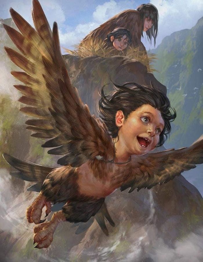 Artista retrata criaturas místicas em sua forma vulnerável, quando ainda eram bebês (30 fotos) 16