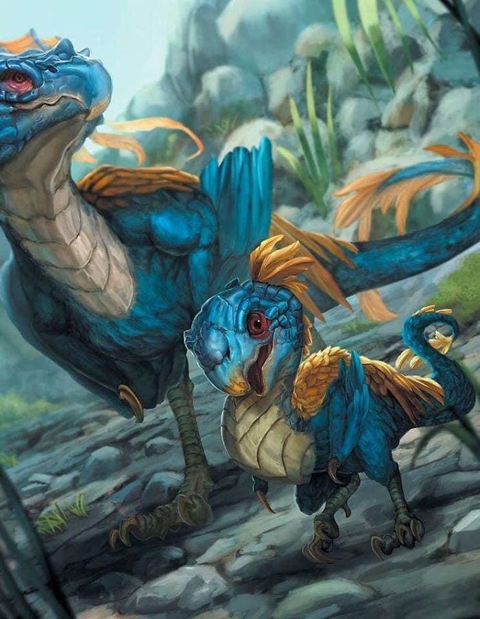 Artista retrata criaturas místicas em sua forma vulnerável, quando ainda eram bebês (30 fotos) 20