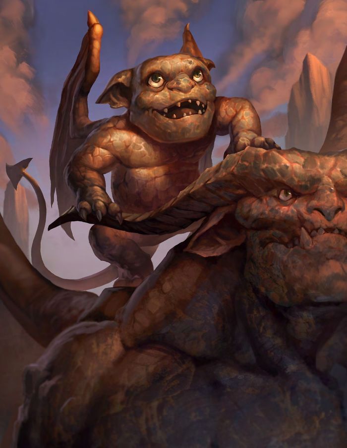 Artista retrata criaturas místicas em sua forma vulnerável, quando ainda eram bebês (30 fotos) 22