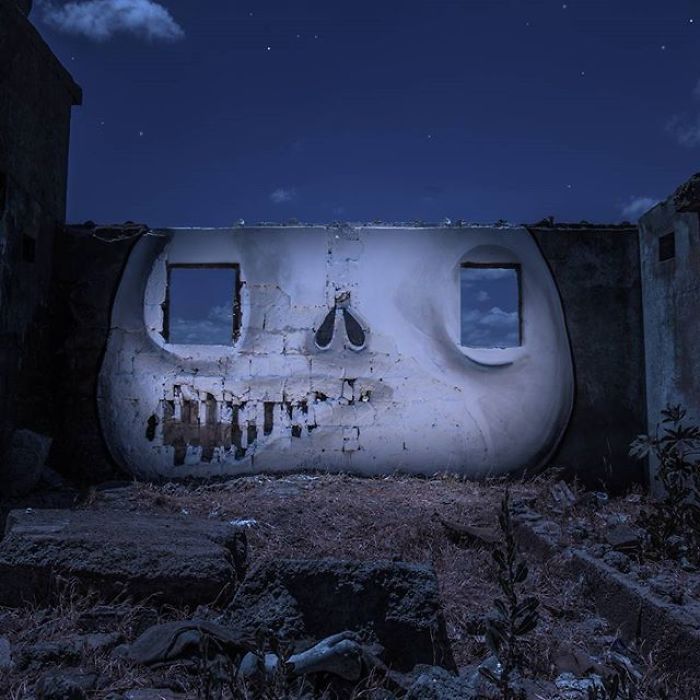 Artista sul-africano pinta grafites incríveis que interagem com o ambiente (32 fotos) 14