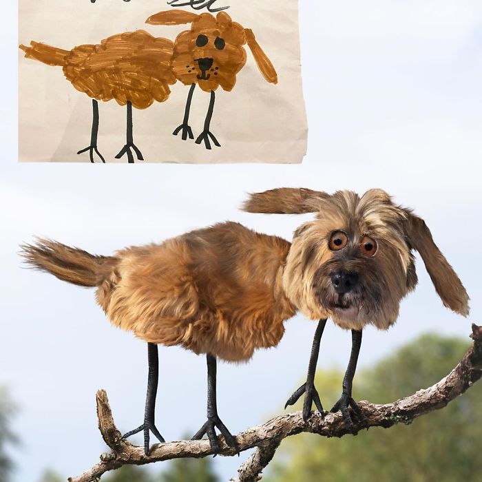 E se os desenhos das crianças ganhassem vida (40 fotos) 1