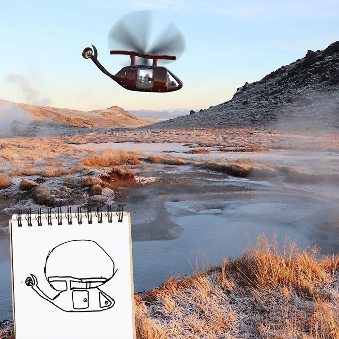 E se os desenhos das crianças ganhassem vida (40 fotos) 20