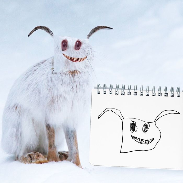 E se os desenhos das crianças ganhassem vida (40 fotos) 23