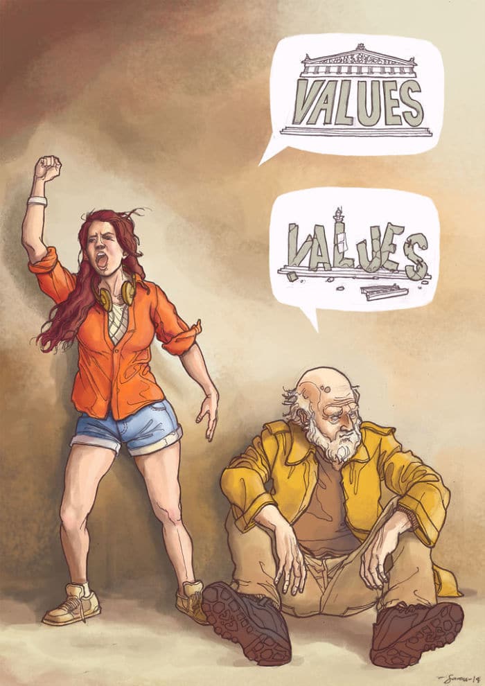 36 ilustrações que mostram o que há de errado com nossa sociedade 24