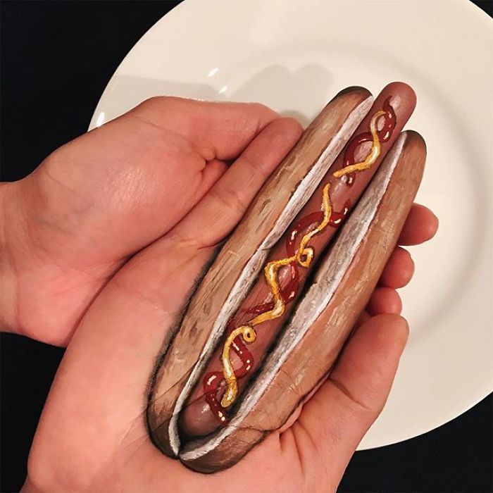 Maquiadora criar ilusões de ótica incrível em pernas e braços (30 fotos) 12