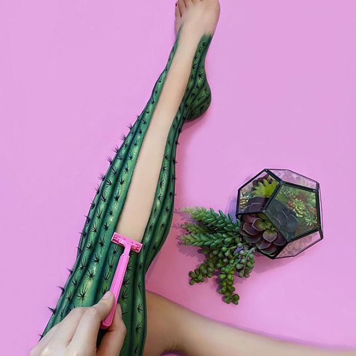 Maquiadora criar ilusões de ótica incrível em pernas e braços (30 fotos) 24