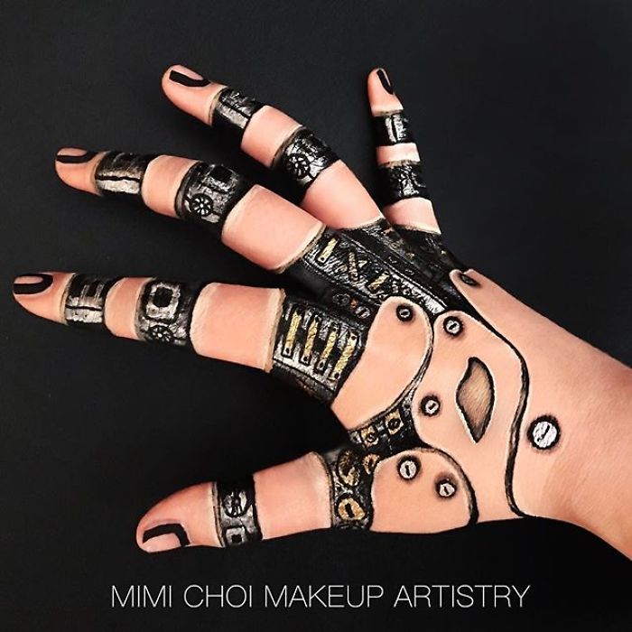 Maquiadora criar ilusões de ótica incrível em pernas e braços (30 fotos) 29