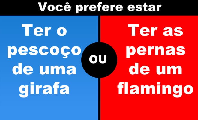 O que você prefere: 200 perguntas para jogar isso ou aquilo!